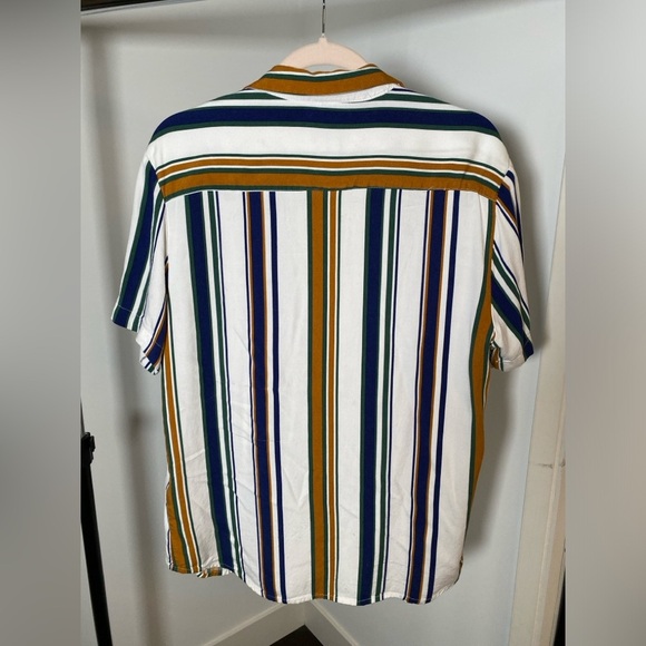 Denim & Flower by Ricky Singh Striped Button-Up Shirt (Size M) - Picture 6 of 7